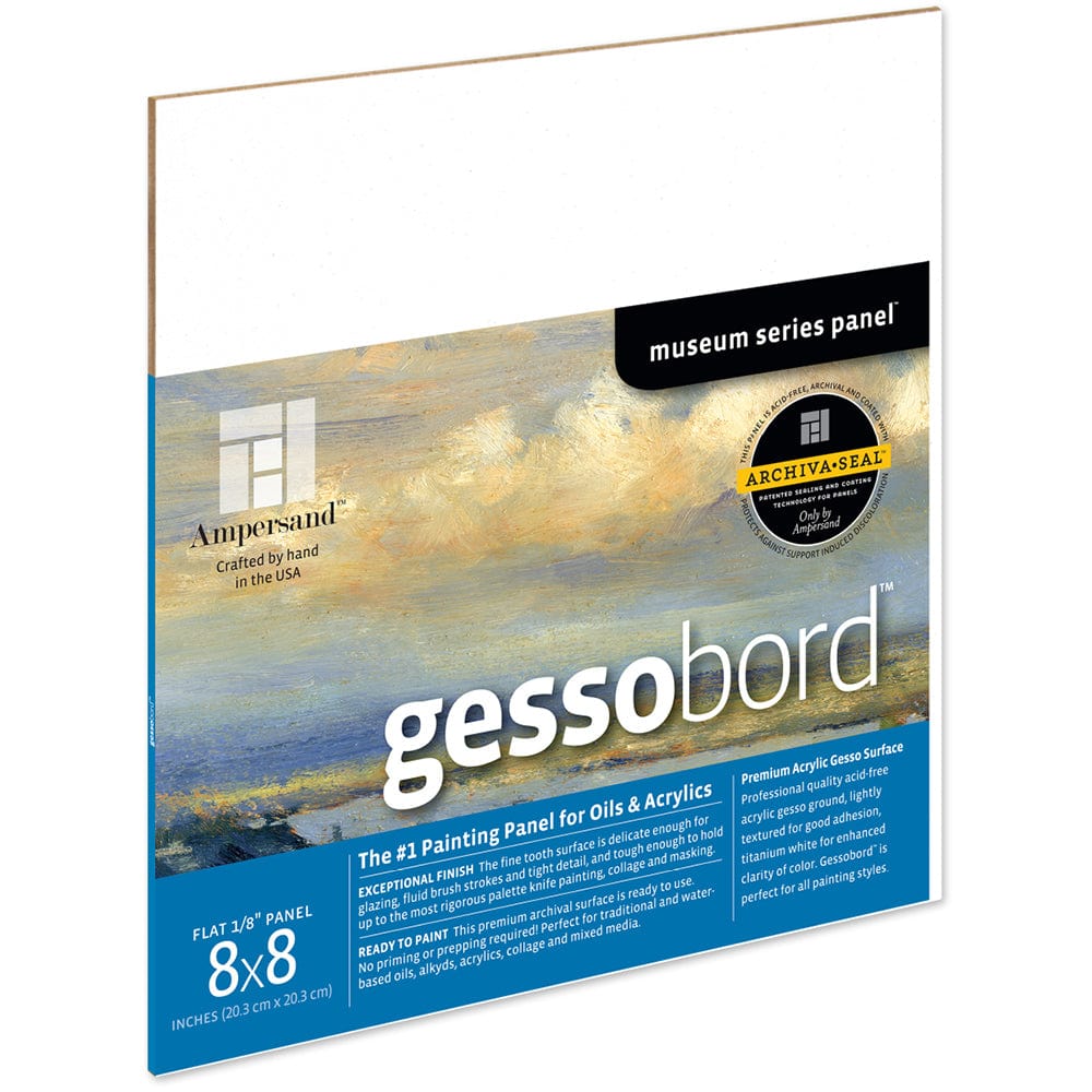 Ampersand Art Supply GBS0608 Gessobord 1/8 inch Flat 6x8 3pk