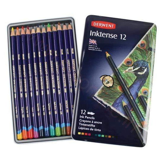 Derwent® Academy Watercolor Pencil 12 Color Tin Set