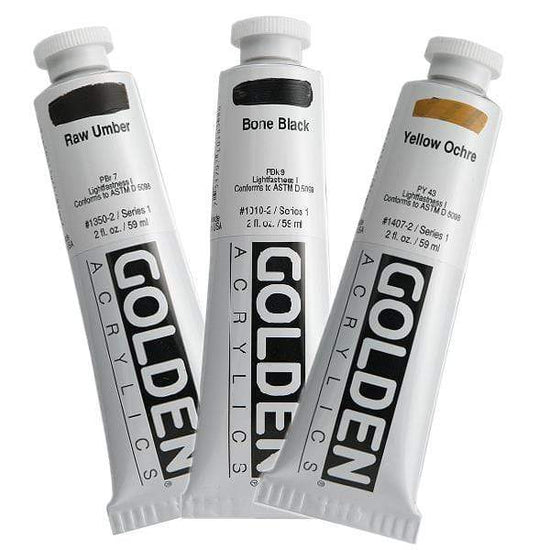 Golden Heavy Body Traditional Mixing Set 6 x 22ml tubes – ARCH Art