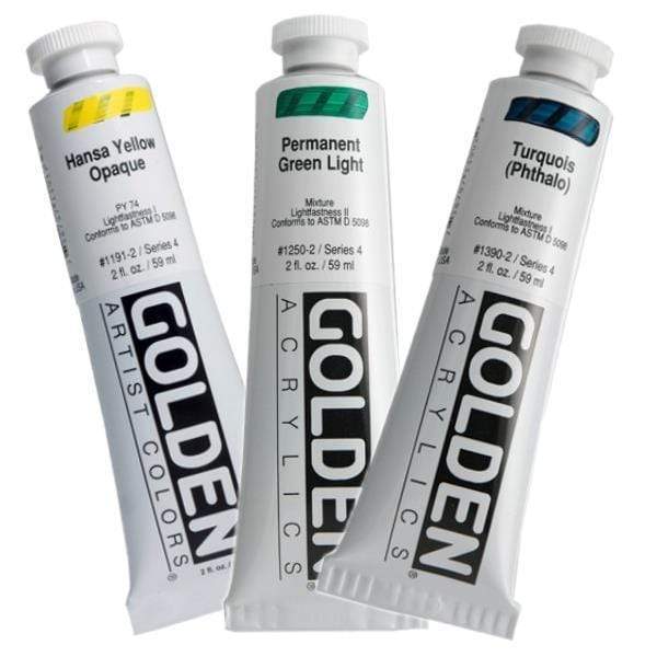 GOLDEN HEAVY BODY ACRYLIC (WHITES) - Hull's Art Supply & Framing