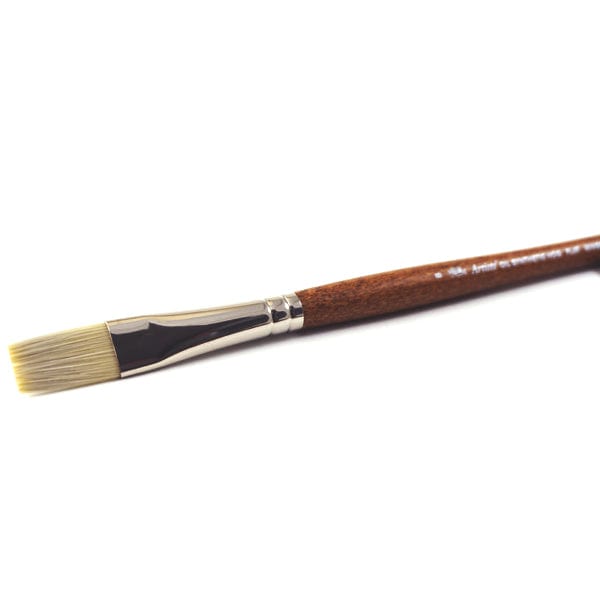 Artists' Oil Synthetic Hog Brush - Artists' Oil Synthetic Hog Brush, Filbert,  Long Handle, Size 16