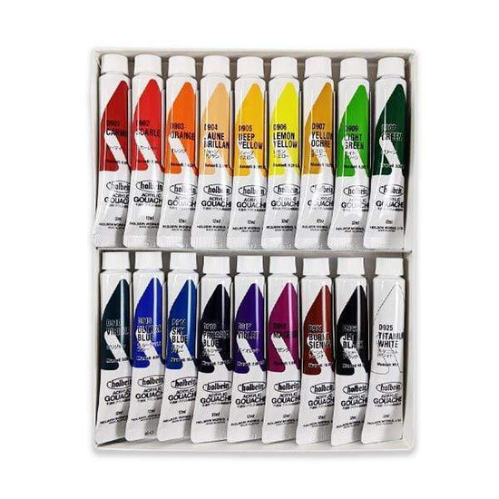 Holbein Artists' Gouache G713 - Set of 18 15ml