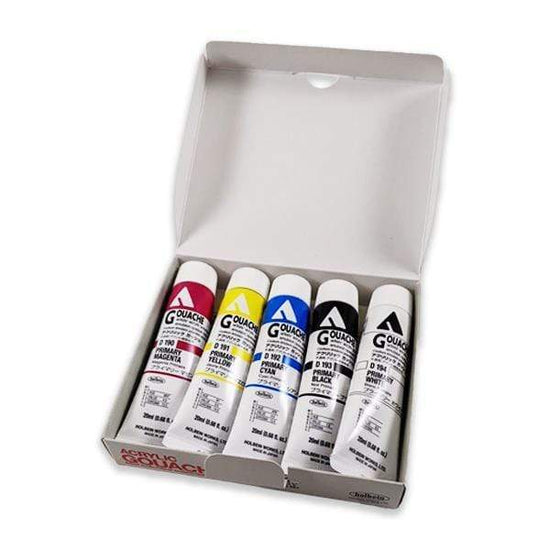 Holbein Artists' Gouache, 5 mL, Set of 18 – St. Louis Art Supply