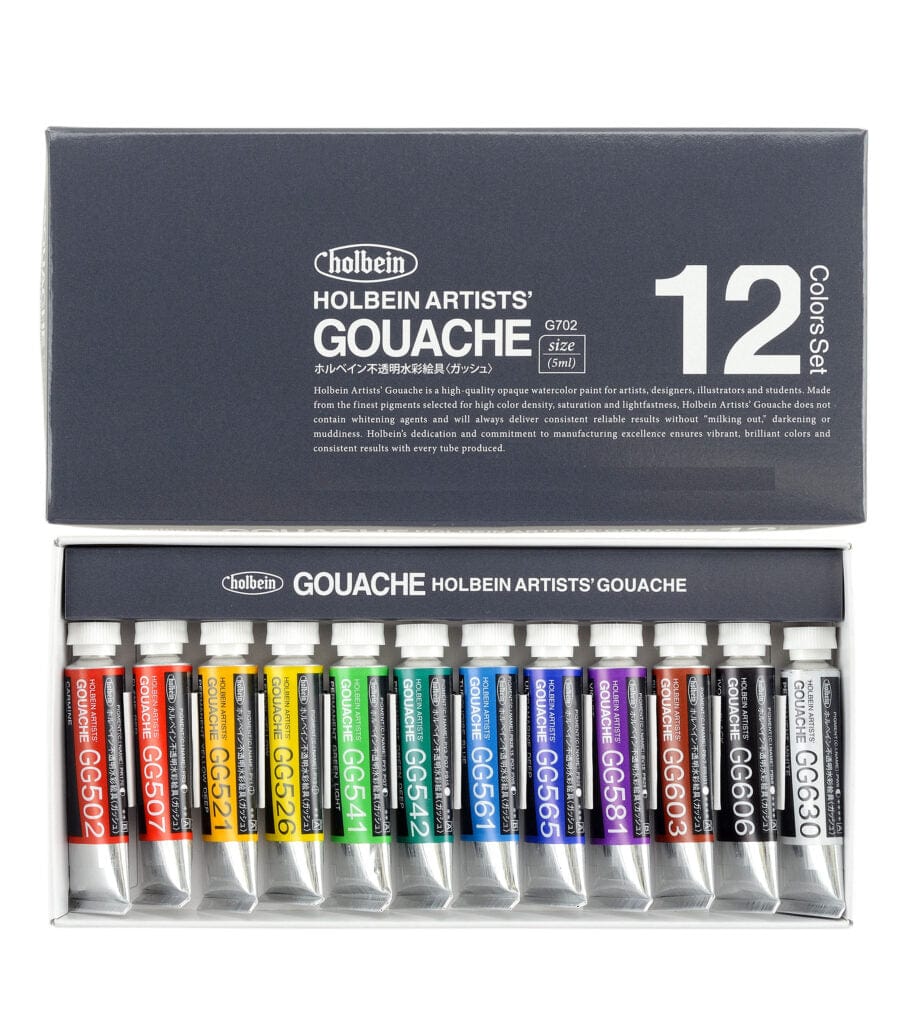 Holbein Artists' Gouache G713 - Set of 18 15ml