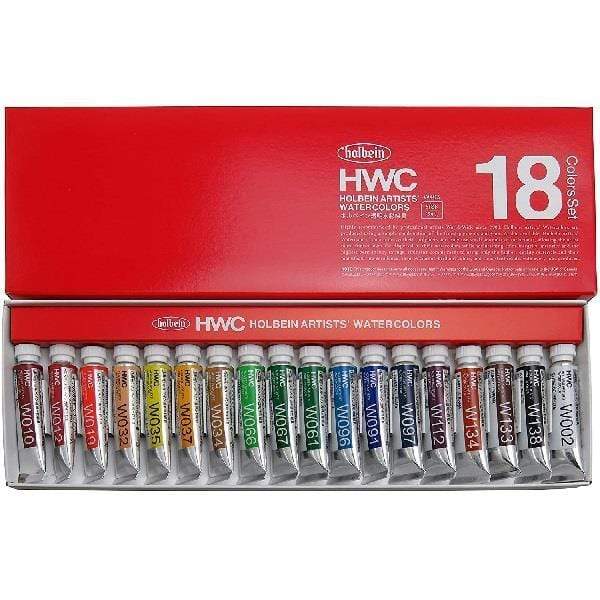 Holbein WC Set of 18 - 5ml - The Art Store/Commercial Art Supply