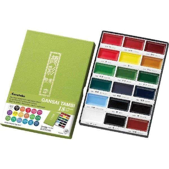 Kuretake - Watercolour Set - 6 colours - Gem Colours – Gwartzman's Art  Supplies