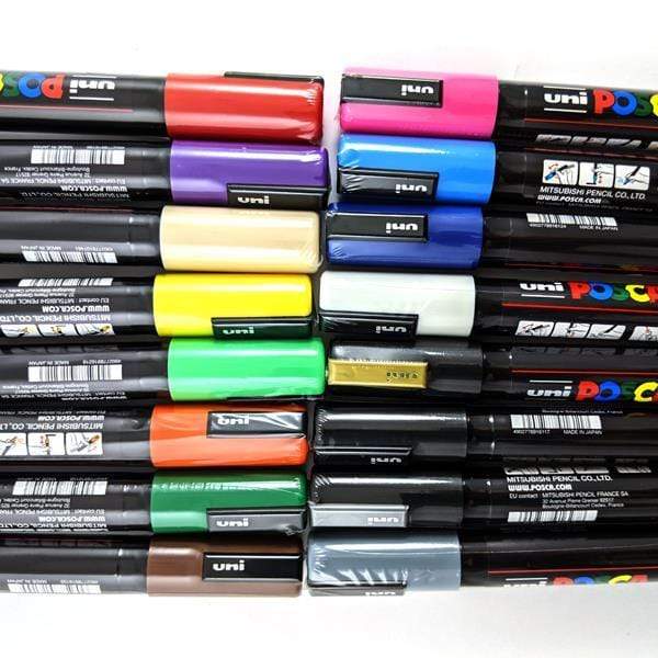 8 Posca Paint Markers, 5M Medium Markers with Comoros