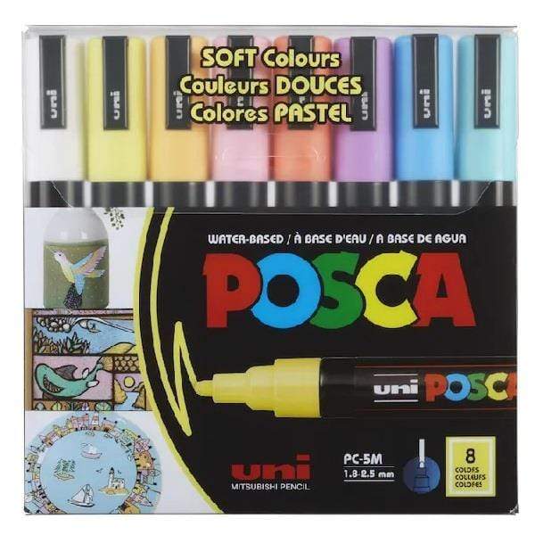 Posca - Paint Markers Set - 8 Colours – Gwartzman's Art Supplies