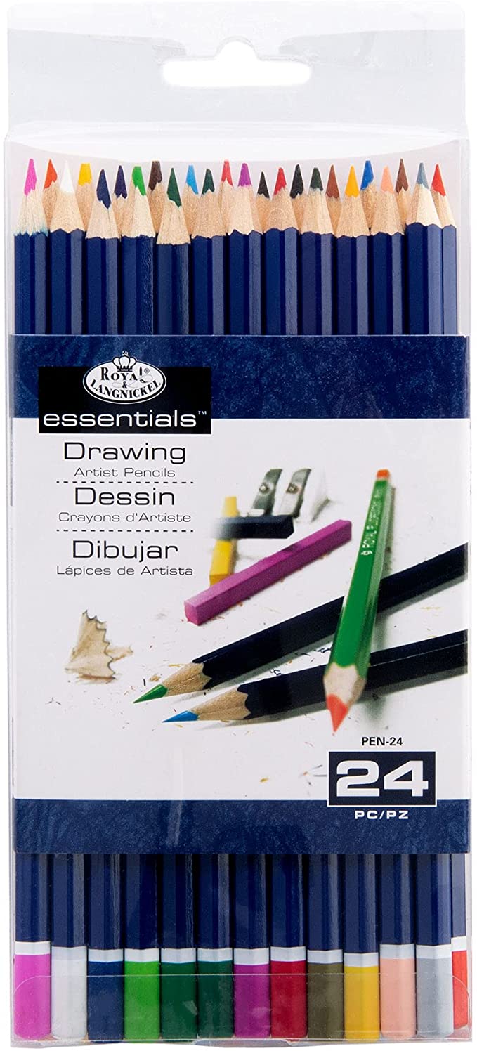 Royal & Langnickel SPEN-12 Essentials Sketching Pencil Set, 12-piece 