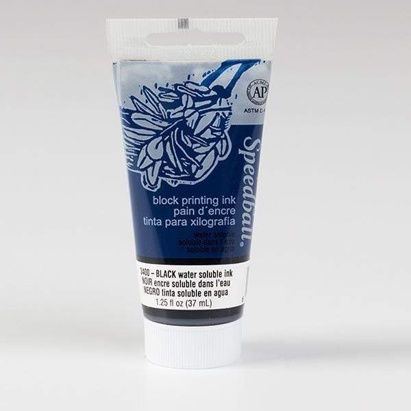 Speedball Block Printing Water Soluble Ink, Blue - 2.5 fl oz pouch