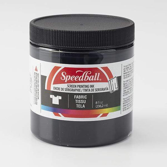 Speedball Fabric Block Printing Ink Black 2.5 oz. - MICA Store