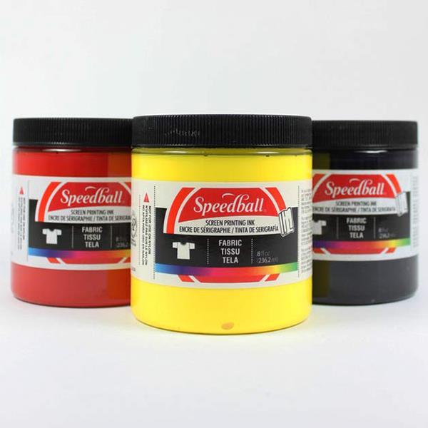 8 oz. Gold Opaque Fabric Screen Printing Ink @ Raw Materials Art