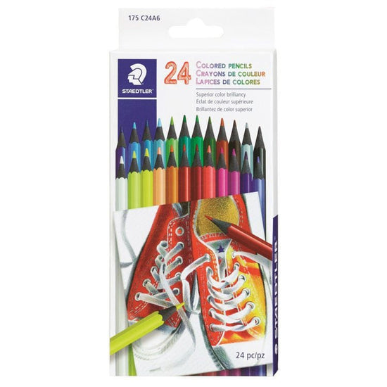 Conté à Paris Crayons - Assorted Colors, Set of 24