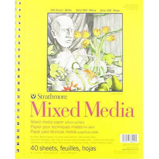  Bienfang Mixed Media Pad, 9 x 12 Inches : Arts, Crafts & Sewing
