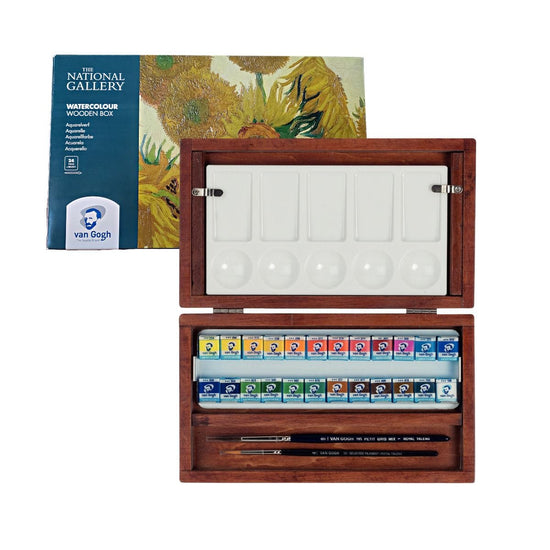 Van Gogh Watercolor Paint Set, Plastic Pocketbox, 12x10ml General Selection