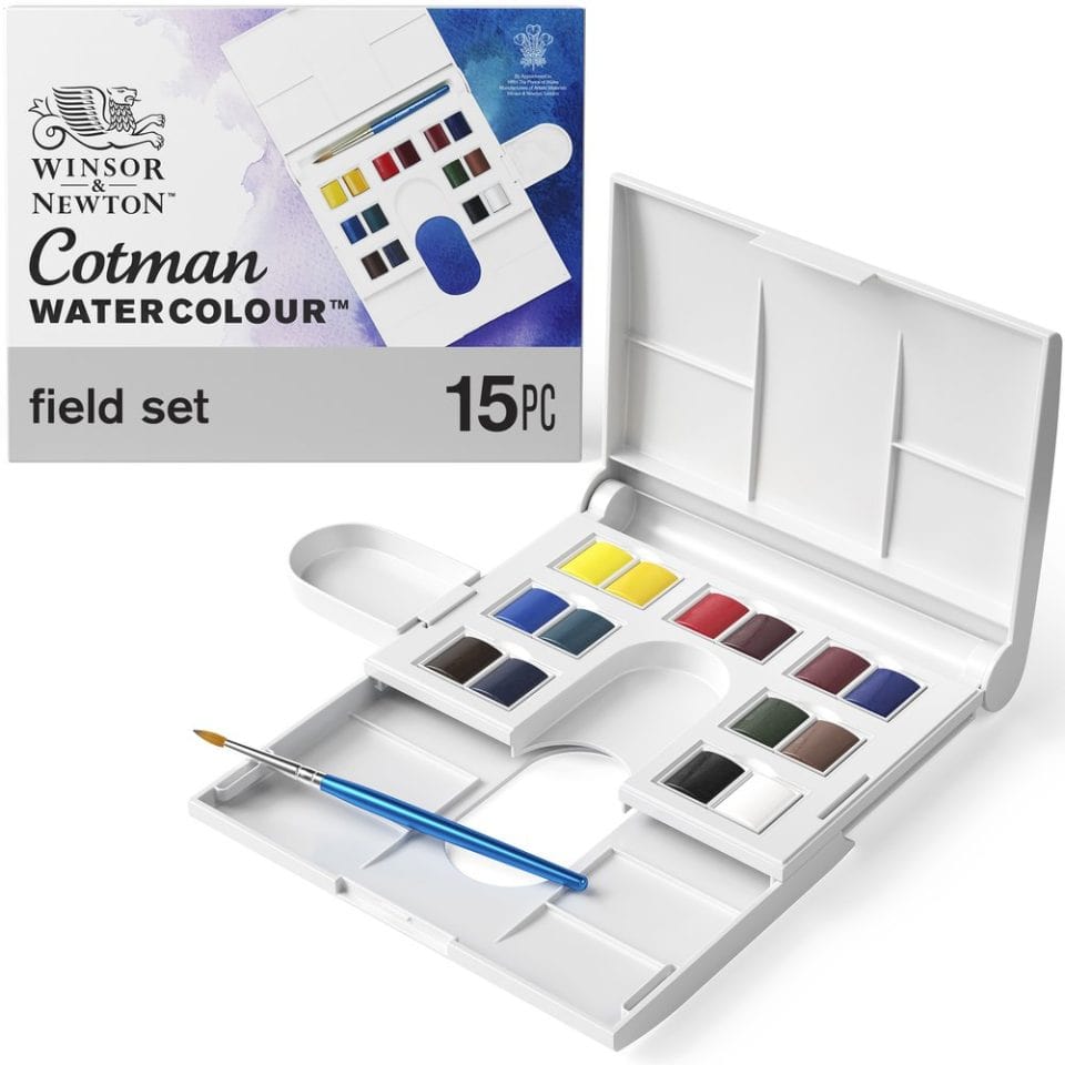 Winsor & Newton Watercolor Half pan Pocket Skyscape Set of 8