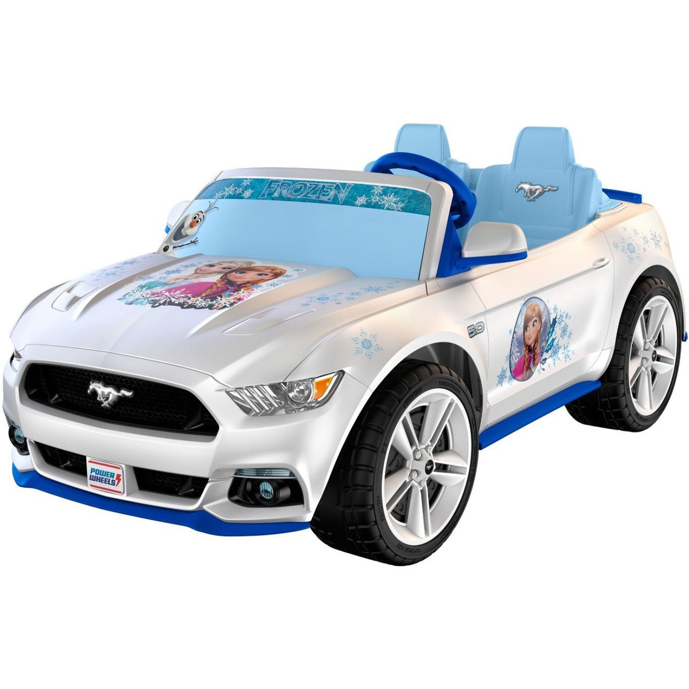 frozen power wheels car