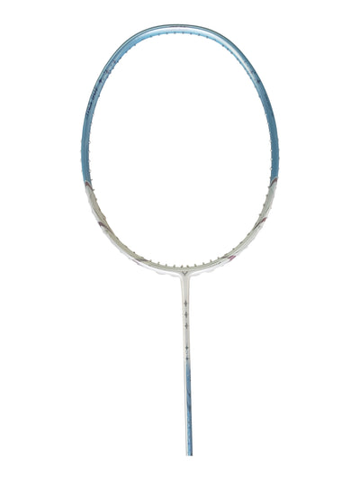 Victor Auraspeed 90F badminton racket in white and light blue color available on sale at Badminton Warehouse