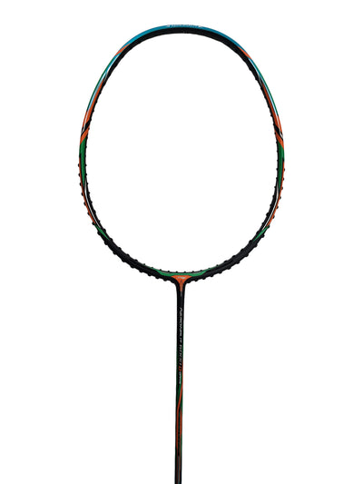 Li Ning Aeronaut 6000D (Drive) Badminton Racket in blue green and silver color Badminton Warehous