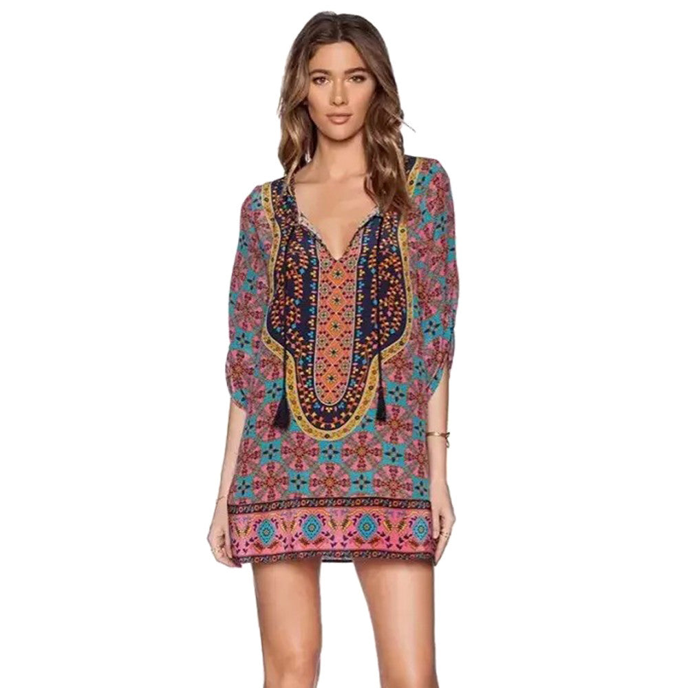 hippie dresses short