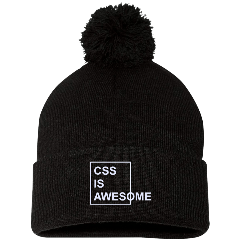 Css Is Awesome Winter Caps Tee No 1 In Programming T Shirts