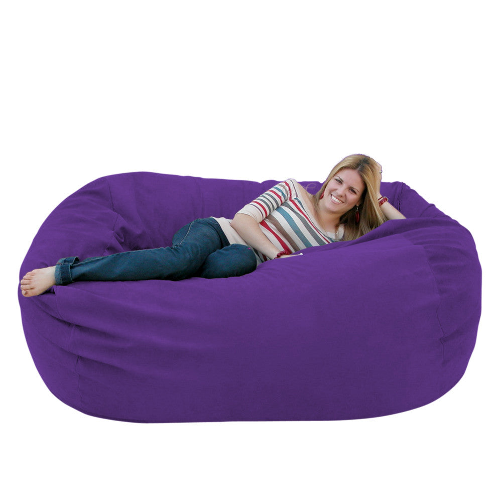 Bean Bag Chair Large 6 Foot Cozy Sack Premium Foam Filled Liner Plus M Cozy Foam Factory