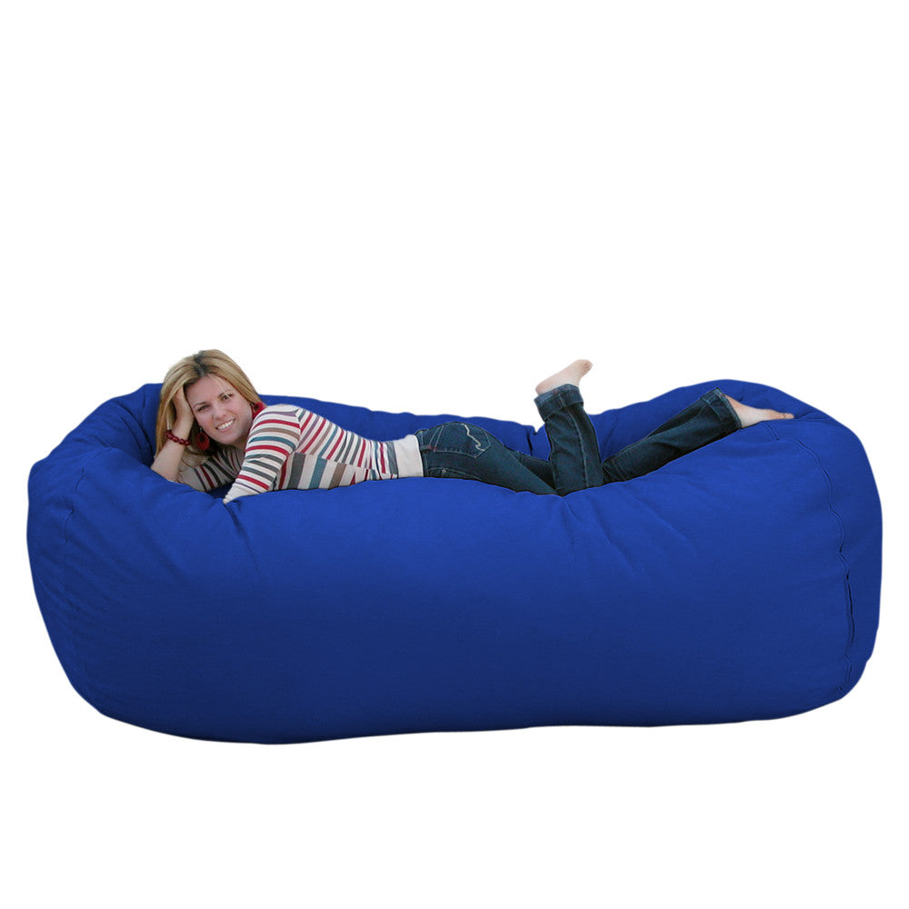 Bean Bag Chair Large 8 Foot Cozy Sack Premium Foam Filled Liner Plus M