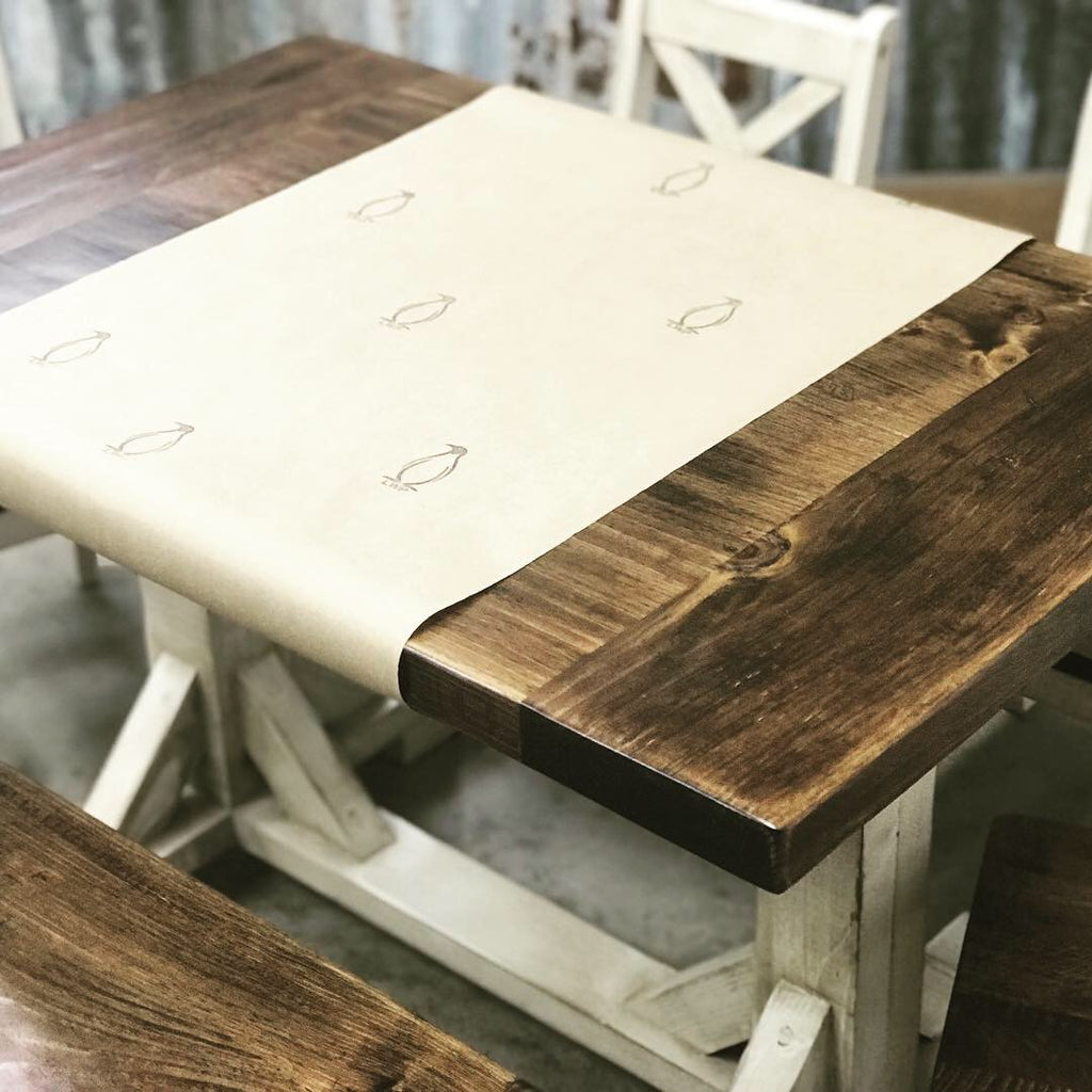 kids trestle table