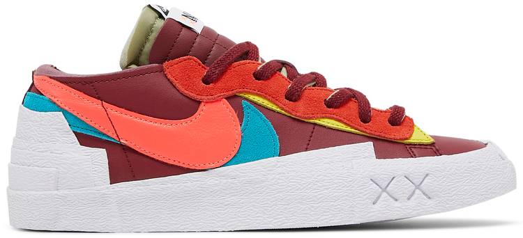 nike blazer low sacai kaws red