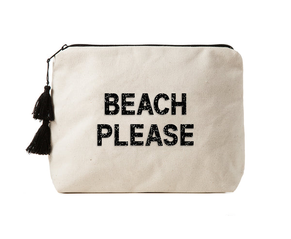 clutch beach bag