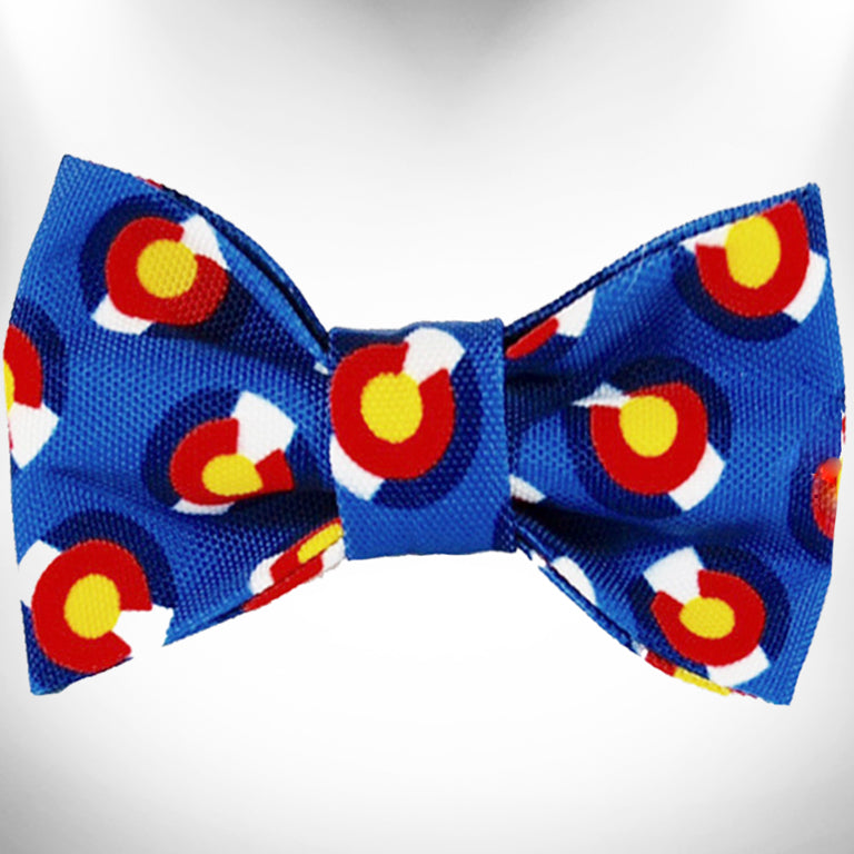 blue dog bow tie