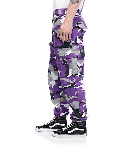 purple camo cargo pants