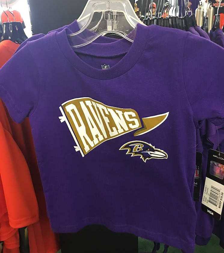 baltimore ravens kids shirts