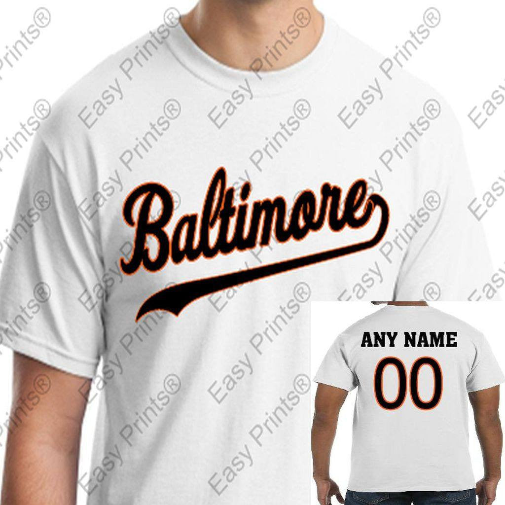 custom orioles t shirt