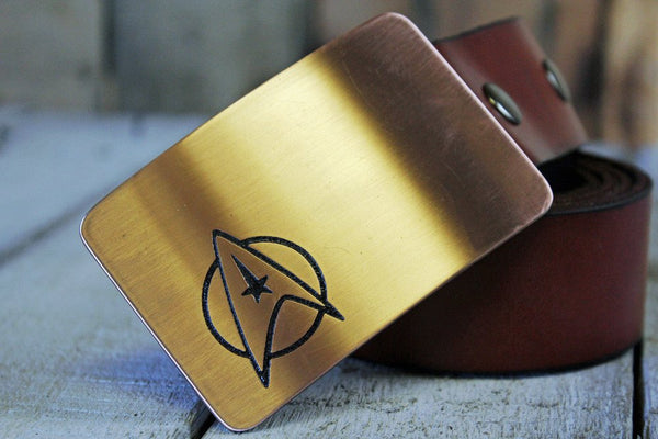 star trek belt buckles