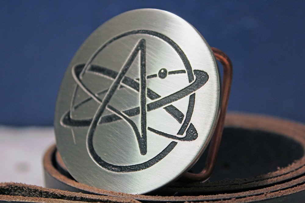 Athiest Logo Belt Buckle