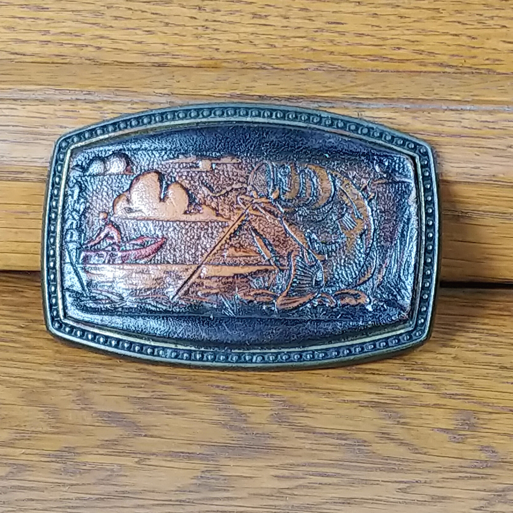 bass belt buckle