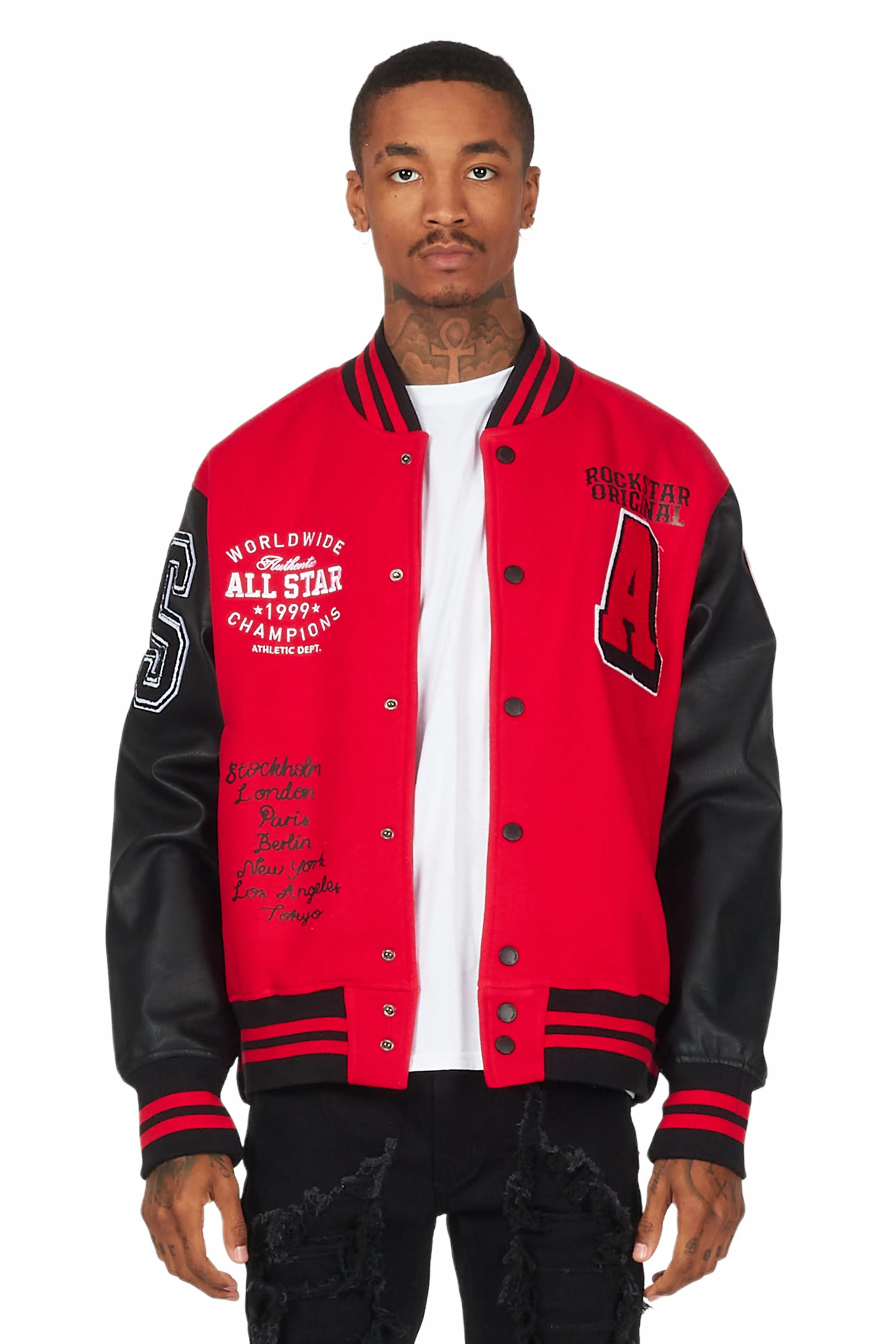 Pacari Red Varsity Jacket