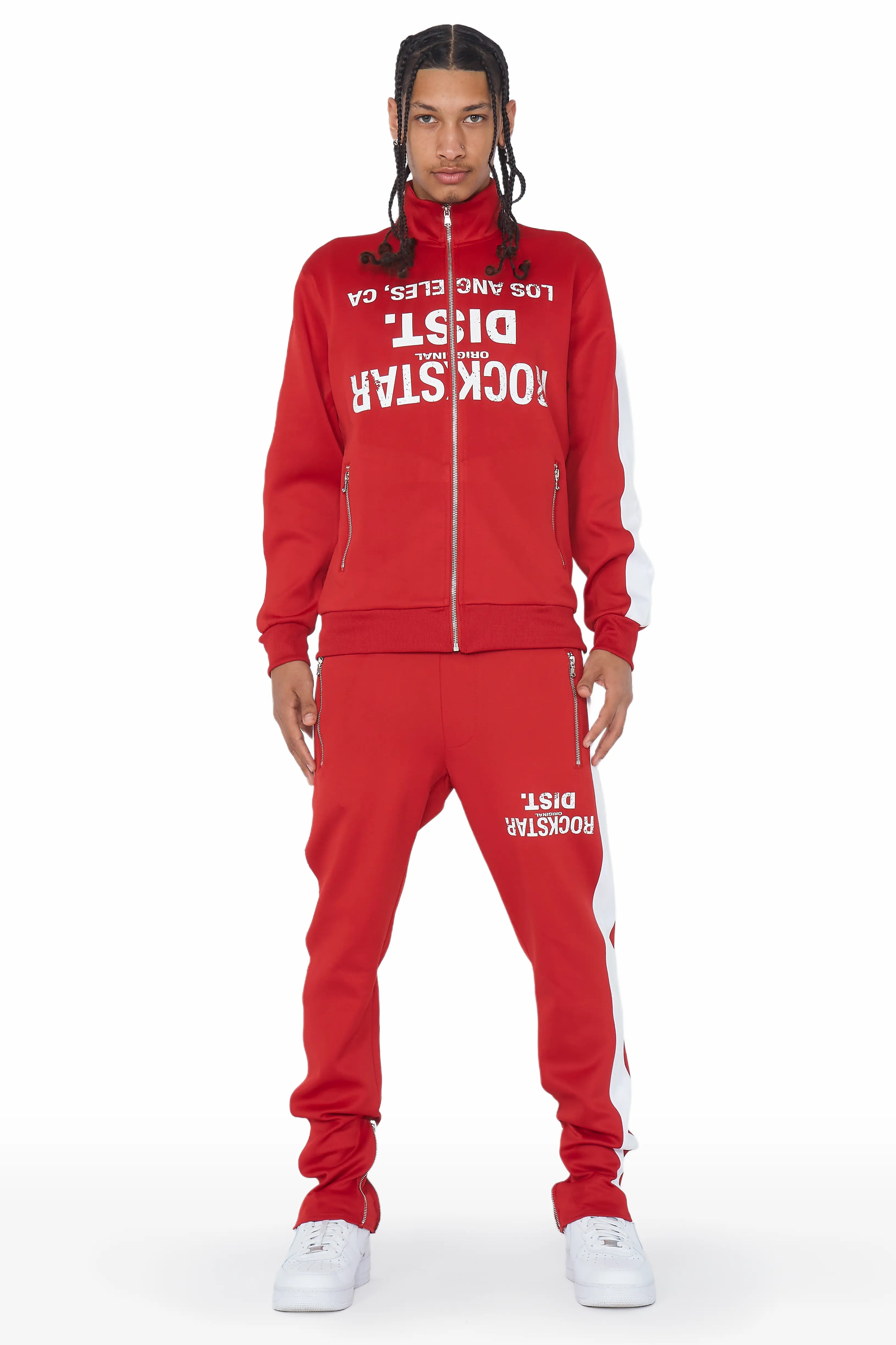 Men's red tracksuits