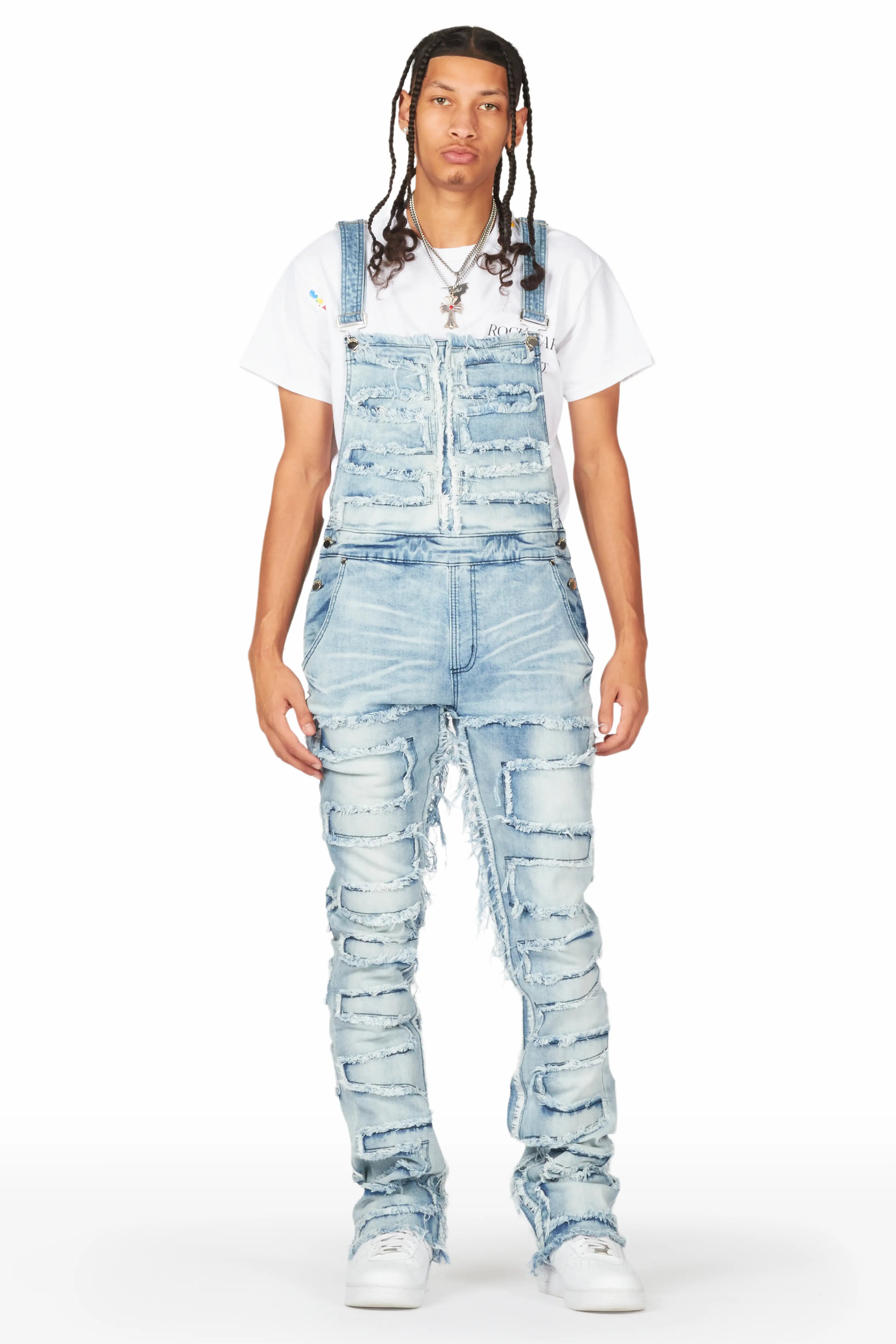 Alfie Blue Denim Overall