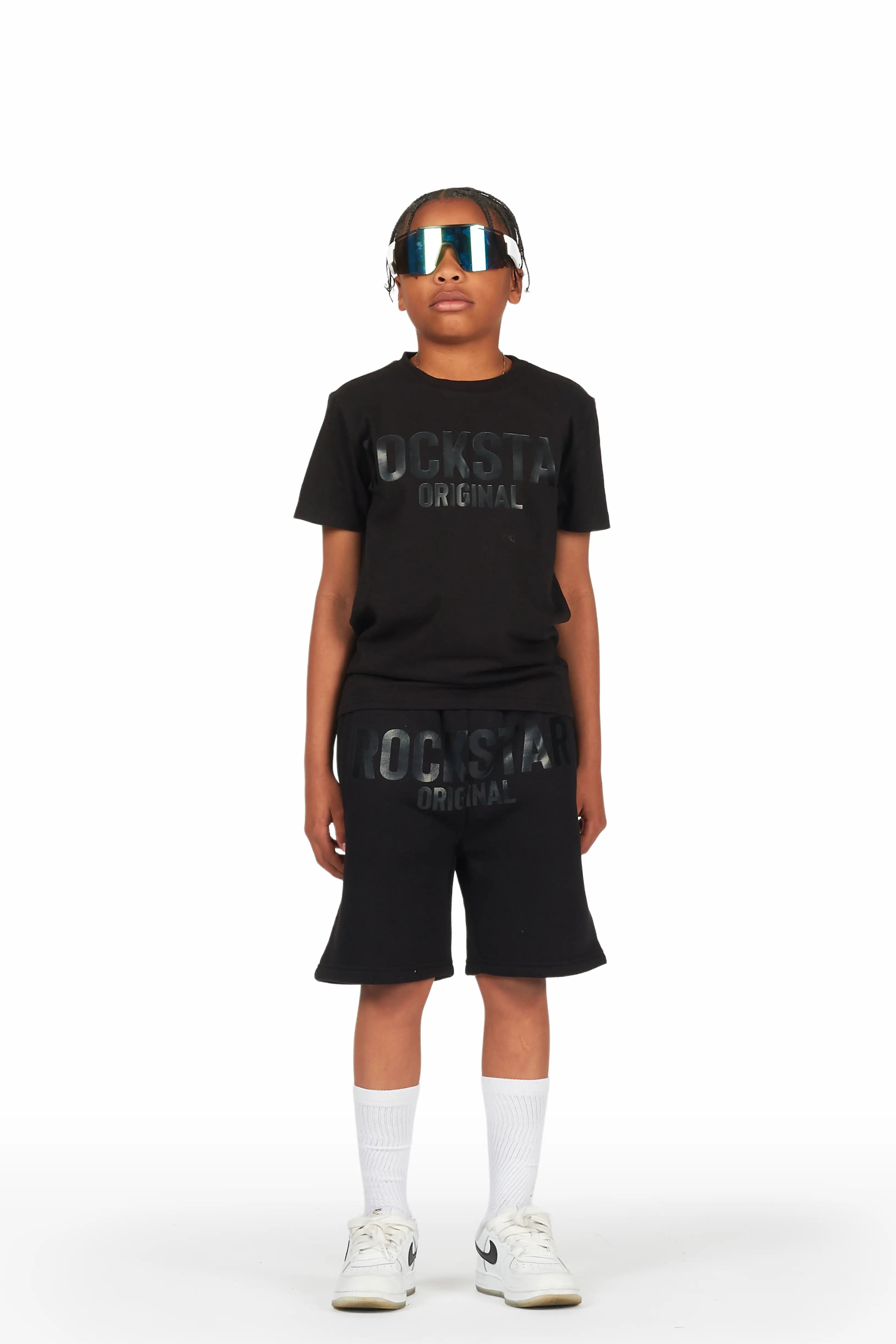 Boys Sana Black Short Set