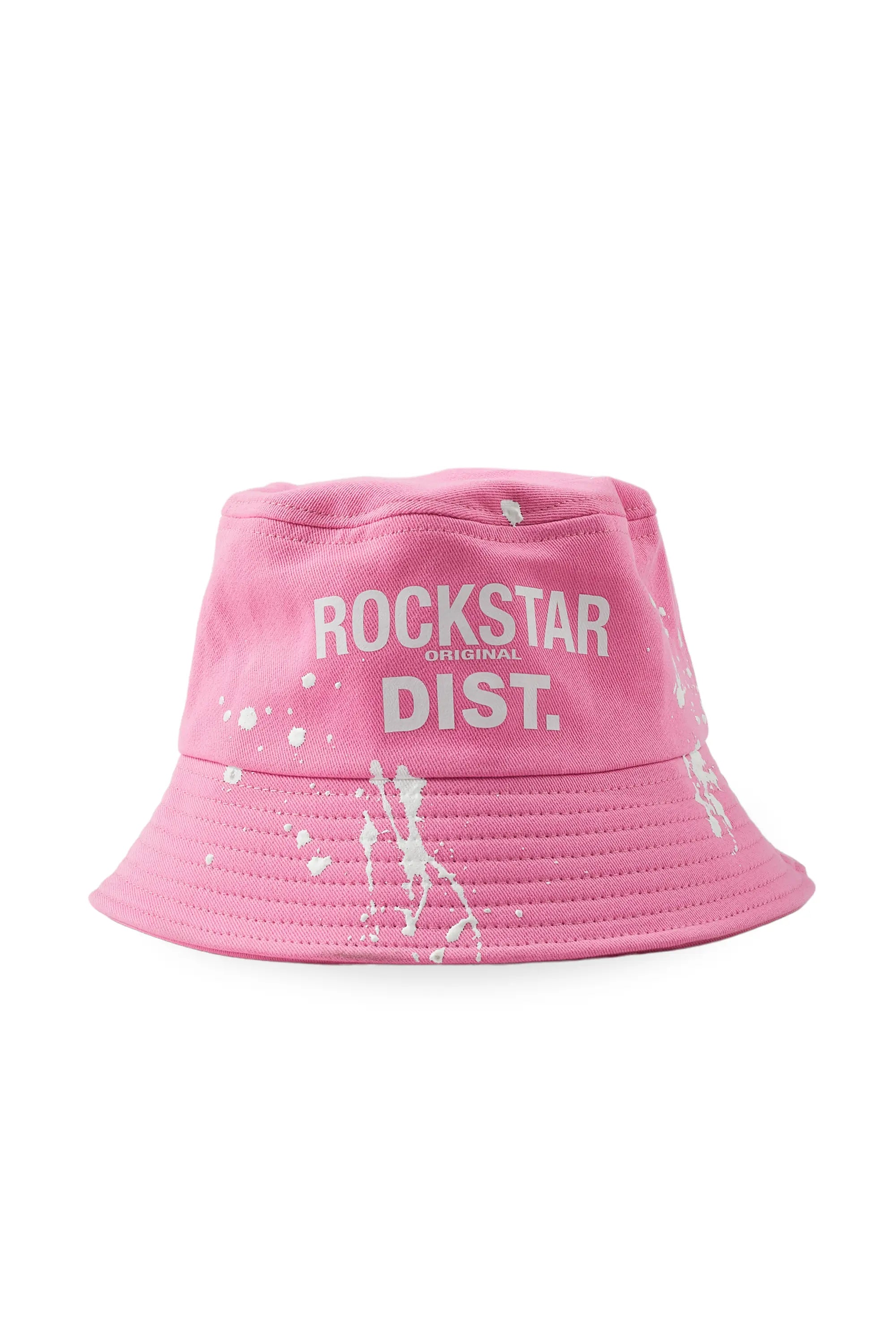 Girls Adana Pink Graphic Bucket Hat