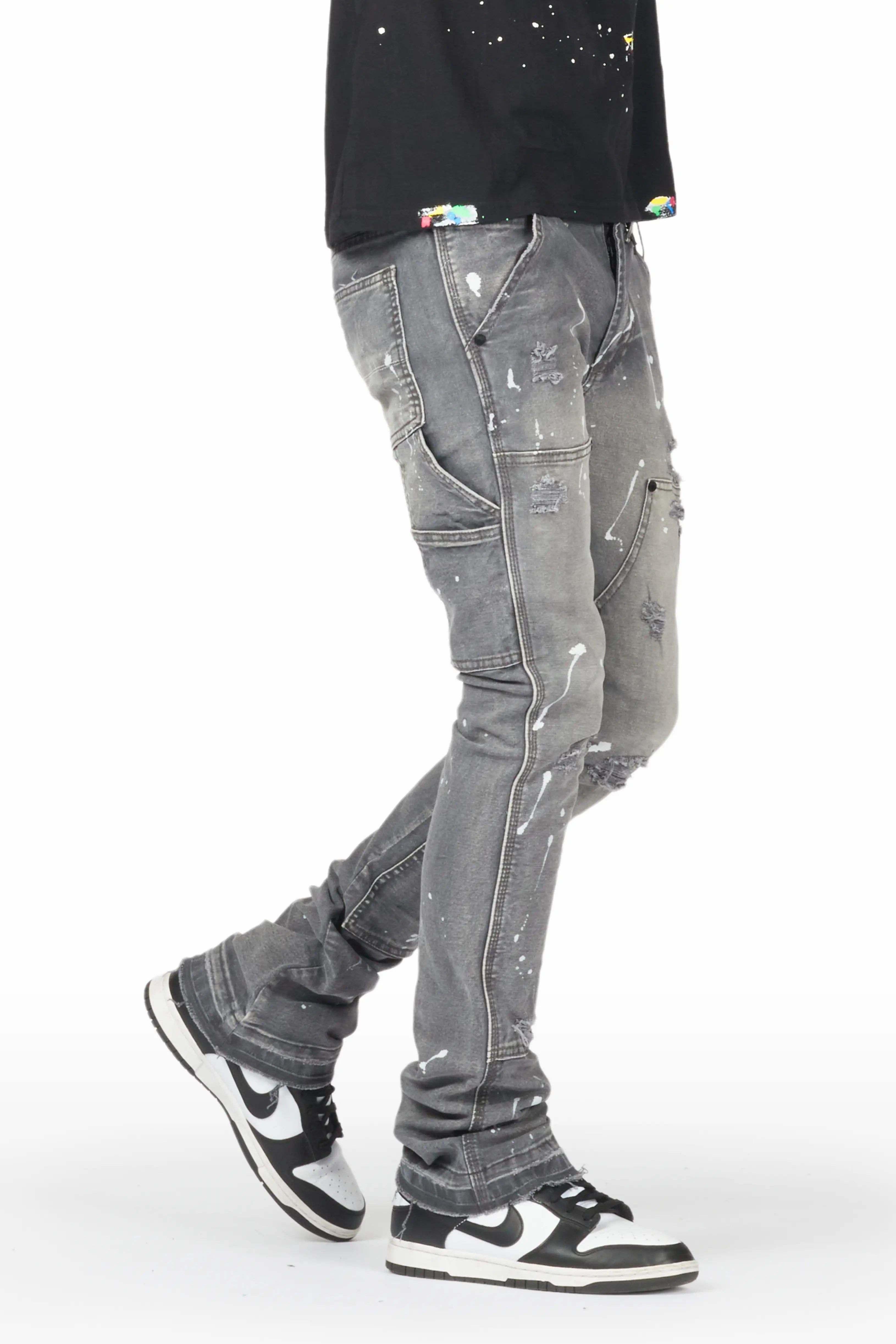 Buy Van Gogh Paint Splatter Jean Men's Jeans & Pants from Campus