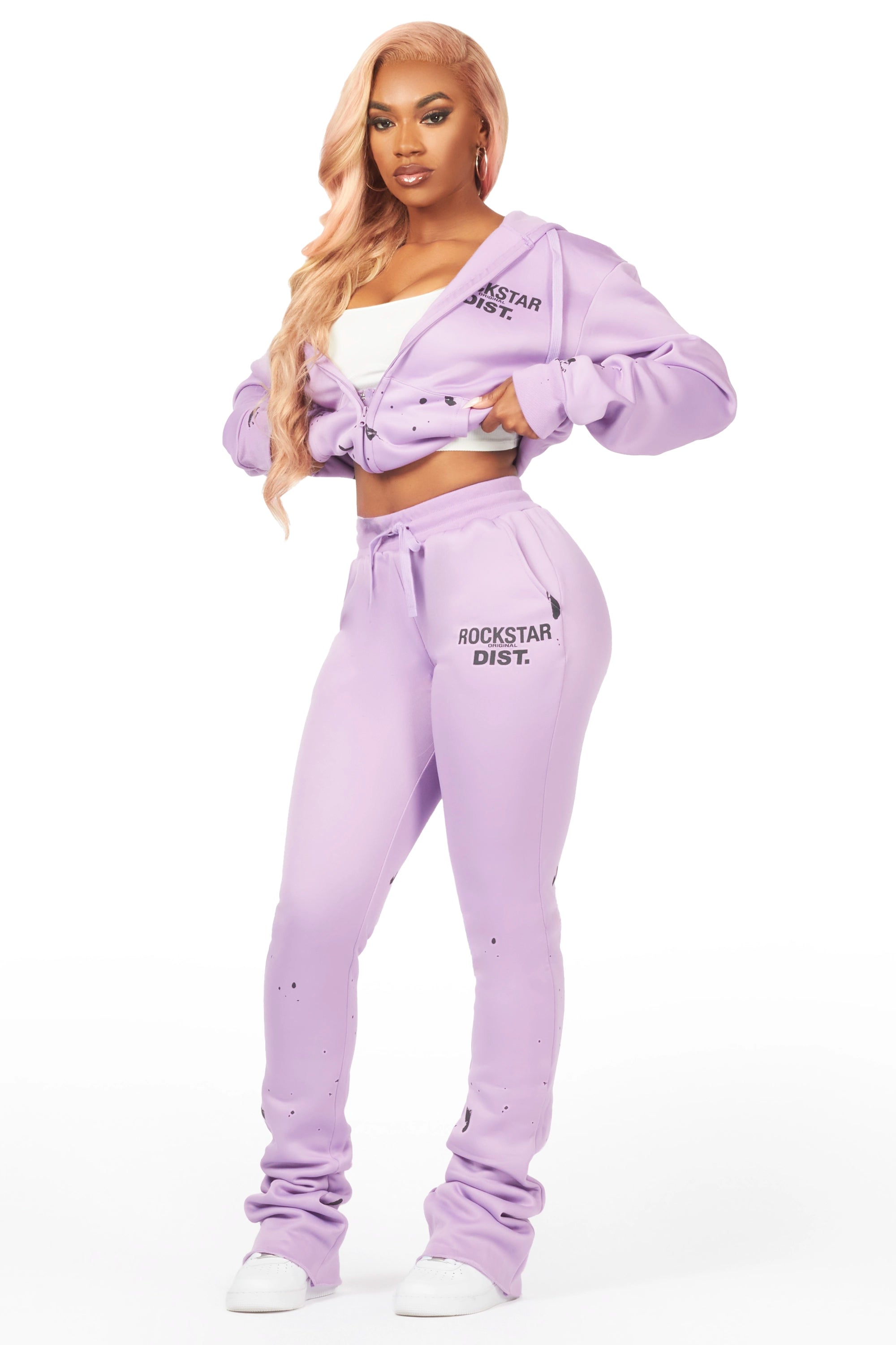 Halloway Lavender Zip Up Super Stacked Trackset