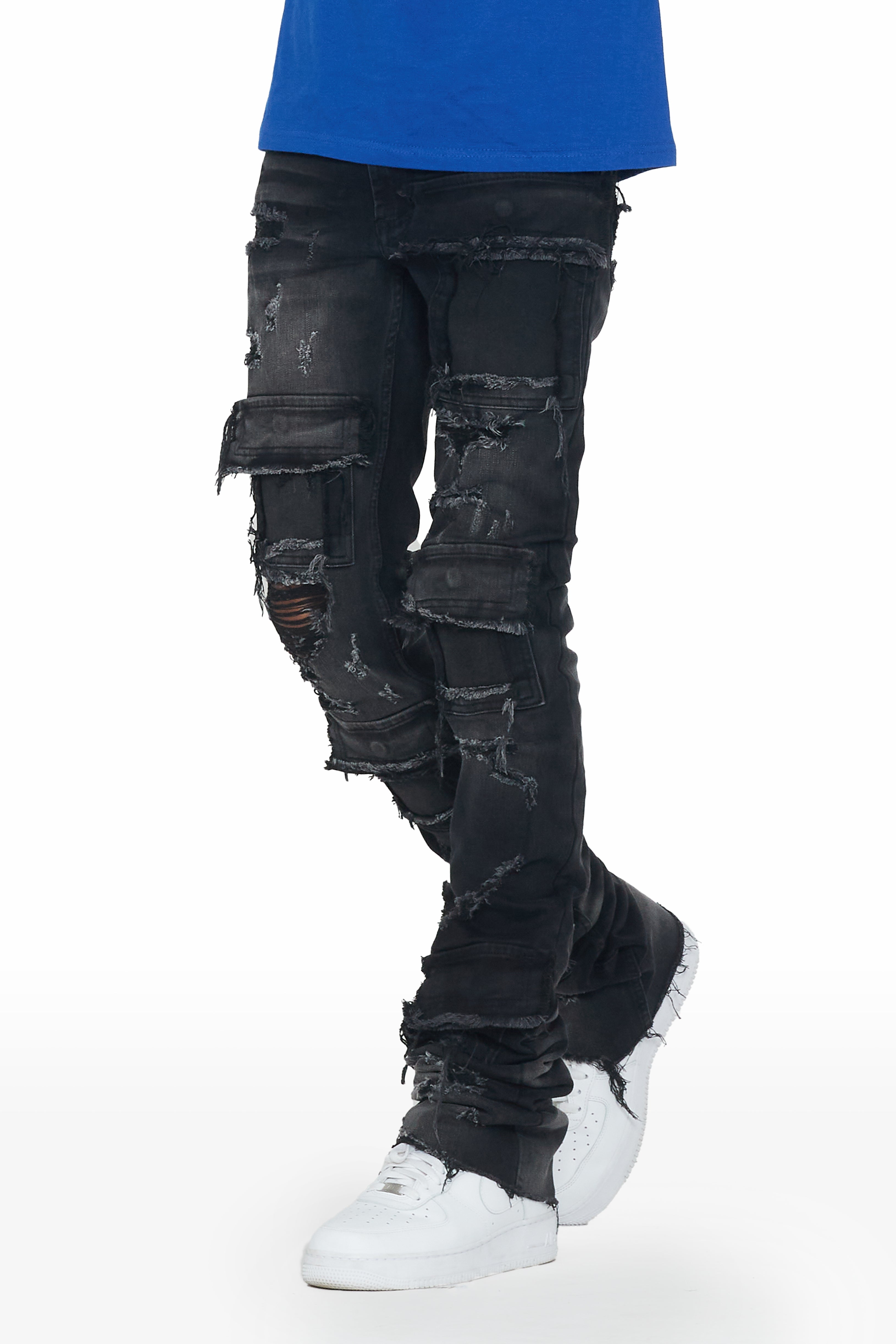 Men's Cargo Jeans: Streetwear Denim Cargo Pants