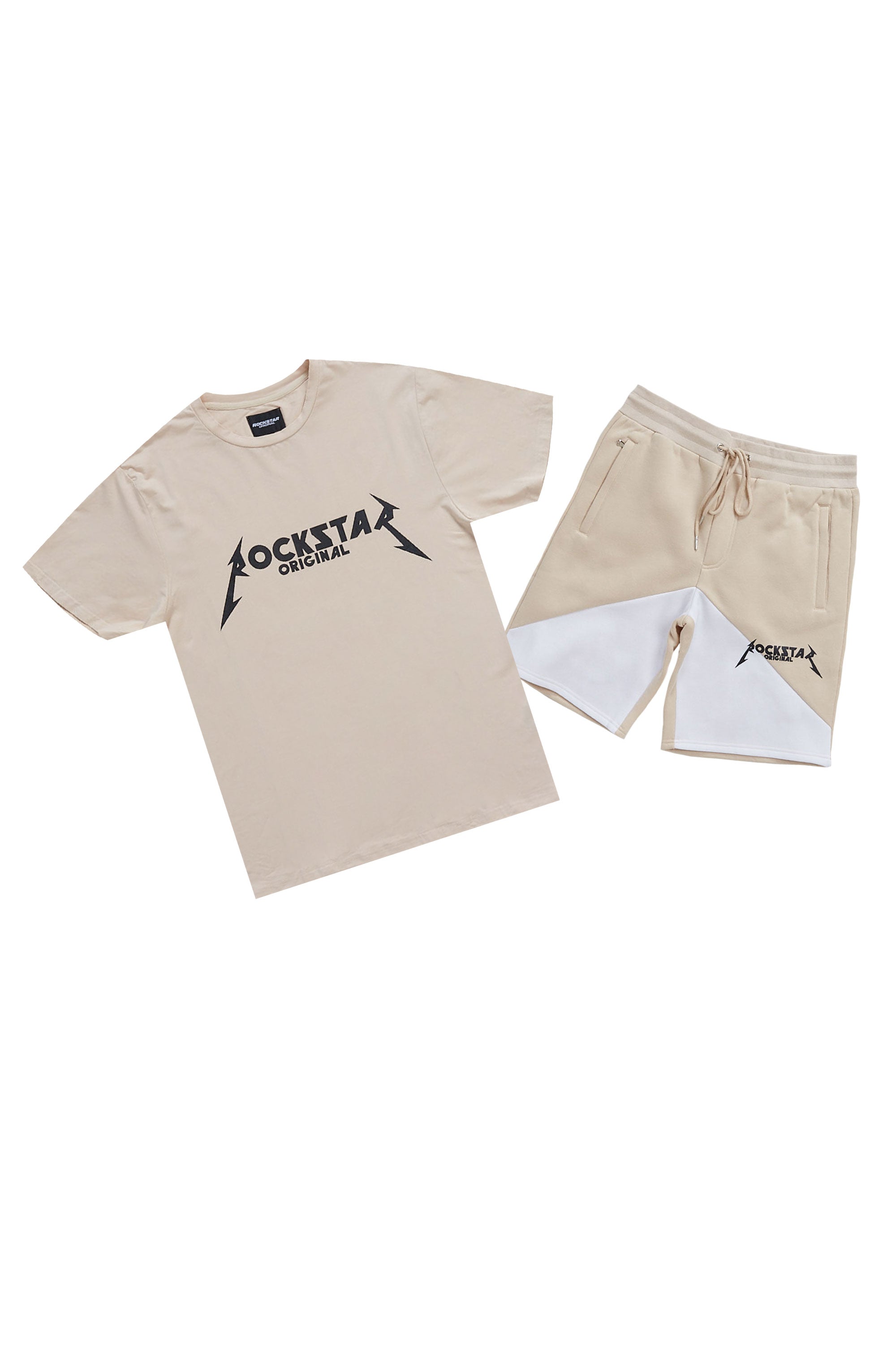 Men's Shirt and Short Set: Matching Two Piece Shirts and Shorts