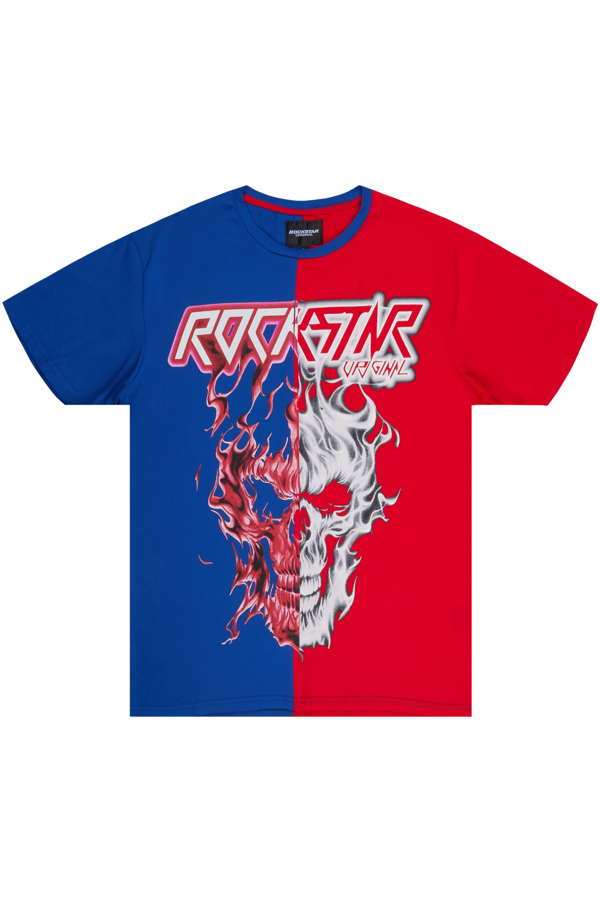 Troy Blue/Red Graphic T-Shirt