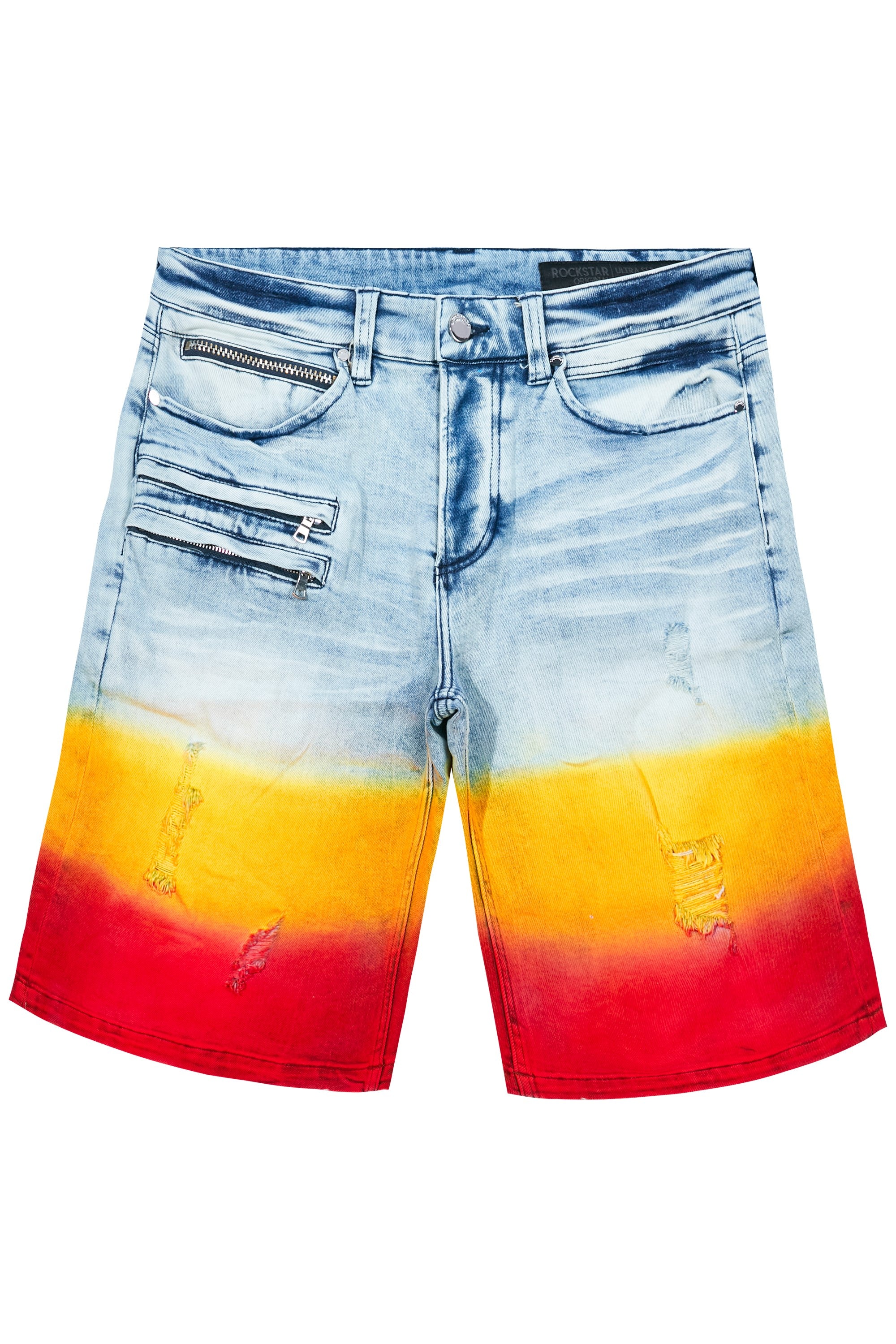 ELFINDEA Shorts Men's Jeans Shorts Ripped Distressed Denim Shorts