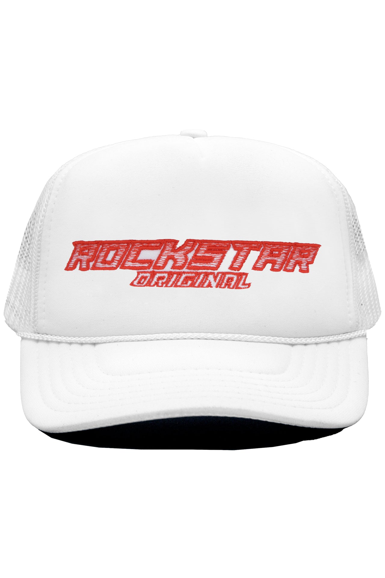 modstand Bloodstained galleri BRUM TRUCKER HAT-WHITE – Rockstar Original