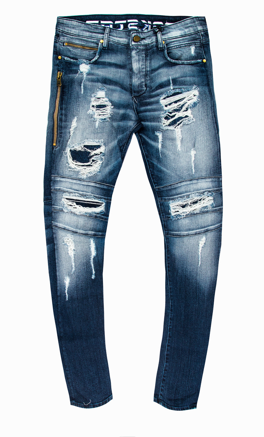 Keenan Biker Jeans (Blue) – Rockstar Original